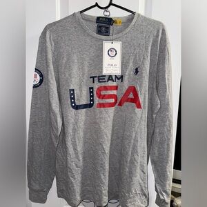 NWT Polo Ralph Lauren Team USA Olympic Long Sleeve Tee